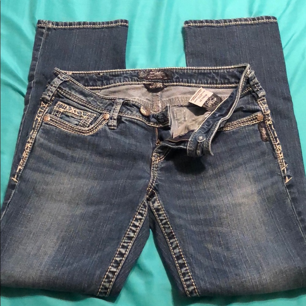Silver Tuesday baby bootcut jeans